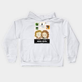 Writing Music Kids Hoodie